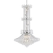 Elegant Lighting Toureg 20 Light 44" Wide Crystal Chandelier with Clear Royal Cut Crystals Chrome