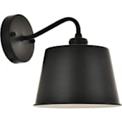 Elegant Lighting Nota Single Light 9" Tall Wall Sconce Black