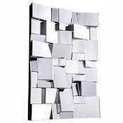 Elegant Lighting Modern 47" W x 31-1/2" H Rectangular Framed Accent Mirror Clear Mirror