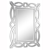 Elegant Lighting Modern 28" W x 40" H Rectangular Framed Accent Mirror Clear Mirror