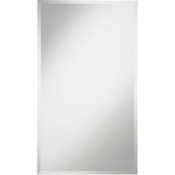 Elegant Lighting Aden 22" W x 38" H Rectangular Frameless Accent Mirror Clear Mirror