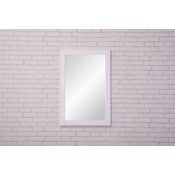 Elegant Lighting Aqua 22" W x 32" H Rectangular Framed Bathroom Wall Mirror White