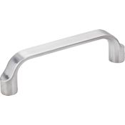 Elements Brenton 3-3/4" (96mm) Center to Center Arch Bridge Cabinet Handle / Drawer Pull Brushed Chrome