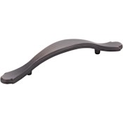 Elements Gatsby 3" Center to Center Arched Elegant Cabinet Handle / Drawer Pull Brushed Oil Rubbed Bronze