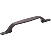 Elements Cosgrove 5-1/16" (128 mm) Center to Center Angled Cabinet Handle / Drawer Pull Brushed Oil Rubbed Bronze