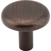 Elements Seaver 1-1/4 Inch Mushroom Cabinet Knob Brushed Oil Rubbed Bronze