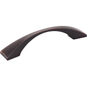 Elements Glendale 3-3/4" Center to Center Elegant Contemporary Arch Cabinet Handle / Drawer Pull Brushed Oil Rubbed Bronze