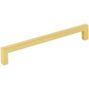 Elements Stanton 6-5/16" (160 mm) Center to Center Square Cabinet Handle / Drawer Pull Brushed Gold
