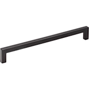 Elements Stanton 7-9/16" (192 mm) Center to Center Square Cabinet Handle / Drawer Pull with Mounting Hardware Matte Black