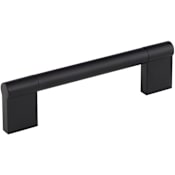Elements Knox 5-1/16" (128 mm) Center to Center Cabinet Handle / Drawer Pull with 1" Hand Clearance Matte Black