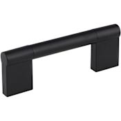 Elements Knox 3-3/4" (96mm) Center to Center Cabinet Handle / Drawer Pull with 1" Hand Clearance Matte Black