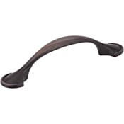 Elements Watervale 3" Center to Center Elegant Traditional Arch Bow Cabinet Handle / Drawer Pull Brushed Oil Rubbed Bronze
