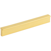 Elements Brewer 5-1/16 Inch Center to Center Rectangular Cabinet Pull Brushed Gold