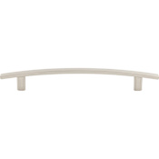 Elements Thatcher 6-5/16" Center to Center Curved Bar Cabinet Handle / Drawer Pull Satin Nickel