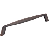 Elements Zachary 6-5/16" (160mm) Center to Center Modern Angled Cabinet Handle / Drawer Pull Brushed Oil Rubbed Bronze