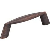 Elements Zachary 3" Center to Center Modern Angled Cabinet Handle / Drawer Pull Brushed Oil Rubbed Bronze