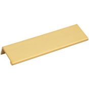 Elements Edgefield 5" Center to Center Finger Tab Edge Lip Cabinet / Drawer Pull Aluminum Brushed Gold