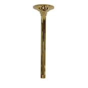 Elements Of Design Shower Arm Ceiling Mount Polished Brass