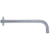 Elements Of Design 12" Rain Drop Shower Arm with 1/2" IPS Connection from the Soothing Rain Collection Chrome