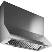 Elica Capri Series 1,200 CFM 48 Inch Wide Outdoor Wall Mounted Range Hood Stainless Steel