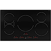 Elica Volta Series 36 Inch Wide 5 Burner Induction Cooktop Black Ceramic Glass