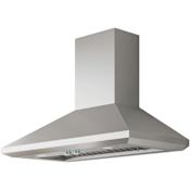 Elica Leone Series 1,200 CFM 36 Inch Wide Wall Mounted Range Hood Stainless Steel