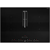 Elica Nikola Tesla Flux Series 30 Inch Wide 4 Burner Induction Cooktop Black Ceramic Glass