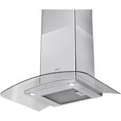 Elica Potenza Series 400 CFM 30 Inch Wide Wall Mounted Range Hood Stainless Steel / Glass