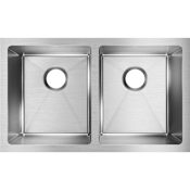 Elkay Crosstown 30-3/4" Undermount Double Basin Stainless Steel Kitchen Sink Stainless Steel