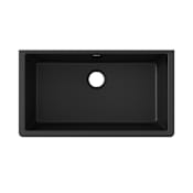 Elkay Quartz Classic 33" Undermount Single Basin Quartz Composite Kitchen Sink Black