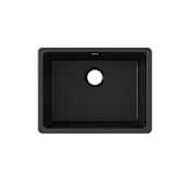 Elkay Quartz Classic 24-5/8" Undermount Single Basin Quartz Composite Kitchen Sink Black
