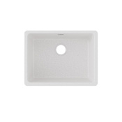 Elkay Quartz Classic 24-5/8" Undermount Single Basin Quartz Composite Kitchen Sink White