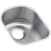 Elkay Lustertone 14" Undermount Single Basin Stainless Steel Kitchen Sink Stainless Steel