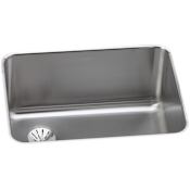 Elkay Gourmet 25-1/2" Single Basin Undermount Stainless Steel Kitchen Sink - Includes Perfect Drain Assembly Stainless Steel