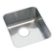 Elkay Lustertone Stainless Steel 14" x 18-1/2'' Undermount Single Basin Kitchen Sink with 5-3/8" Depth and Rounded Basin Corners Stainless Steel