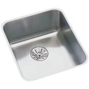 Elkay Lustertone 16-1/2" Undermount Single Basin Stainless Steel Kitchen Sink with Basket Strainer Stainless Steel