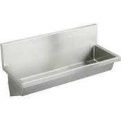 Elkay 48" Wall Mounted Stainless Steel Lavatory Sink Stainless Steel