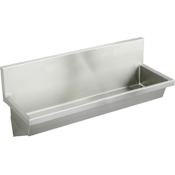 Elkay 72" Wall Mounted Stainless Steel Lavatory Sink Stainless Steel