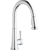 Elkay Everyday 1.5 GPM Single Hole Pull Down Kitchen Faucet - Includes Escutcheon Chrome