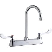 Elkay 1.5 GPM Centerset Food Service Faucet - Includes Escutcheon Chrome