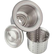 Elkay 3-1/2" Basket Strainer and Stopper Stainless Steel