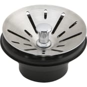 Elkay Conical Basket Disposal Stopper with Rubber Gaskets Stainless Steel