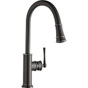 Elkay Explore 1.5 GPM Single Hole Pull Down Kitchen Faucet Antique Steel