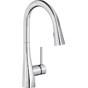 Elkay Gourmet 1.8 GPM Single Hole Pull Down Kitchen Faucet - Includes Escutcheon Chrome