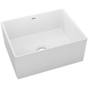 Elkay 24-7/16" Farmhouse Single Basin Fireclay Kitchen Sink White