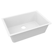 Elkay Quartz Luxe 33" Undermount Single Basin Quartz Composite Kitchen Sink Arctic Fox