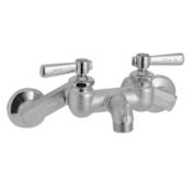 Elkay ADA 4" - 8-3/8" Adjustable Centers Wall Mount Service Sink Faucet Chrome