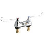 Elkay 2-1/2" ADA 4" Centerset Exposed Deck Integral Spout Bathroom Faucet with 4" Blade Handles Chrome