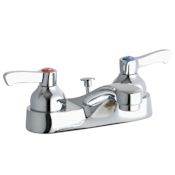 Elkay 2-1/2" ADA 4" Centerset Exposed Deck Integral Spout Bathroom Faucet with Pop-Up Chrome