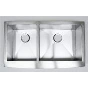 Elkay Gourmet Lustertone Stainless Steel 33" x 22" Single Basin Top Mount Kitchen Sink with 7-5/8" Depth, Left Drain and Quick-Clip Mounting System No Faucet Holes